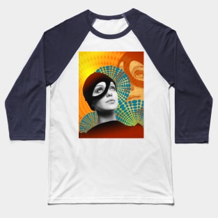 60s Supermodel Donna Mitchell Baseball T-Shirt